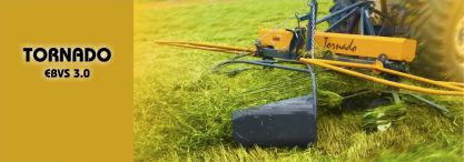 LAUNCH 2016 Tedder and Spreader / Rotary rake TORNADO EBVS 3.0